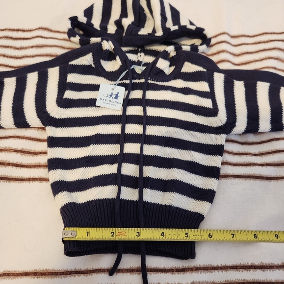 Lucy Sykes Baby Knit Striped Hoodie - Picture 5 of 7